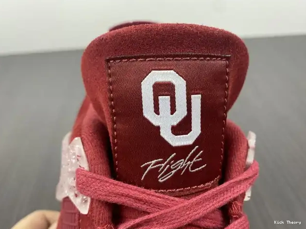 Kicked Out Shoe Store AJ4-904282 4 PE Oklahoma Sooners Jordan Retro 0506